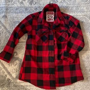 Womens DIXXON Redrum Flannel